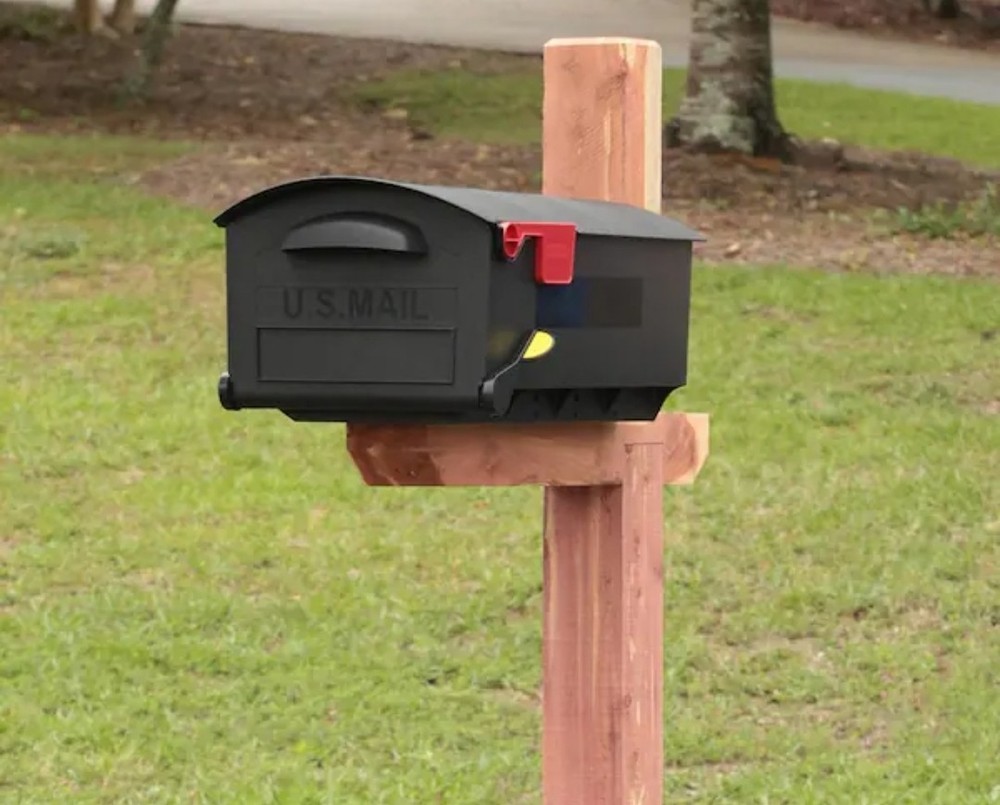 Durable Red Plastic Flag Replacement For Missing Broken Mailbox New MB515 MB505