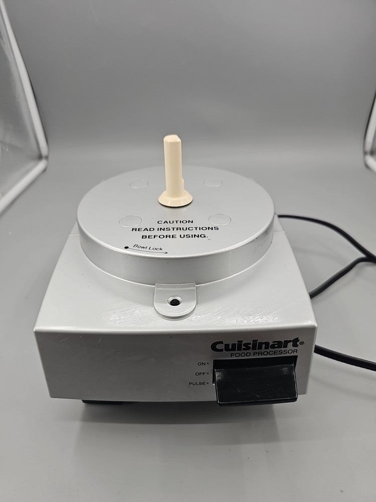 Silver Cuisinart Food Processor Motor DLC-5 Replacement Base Only Tested Working