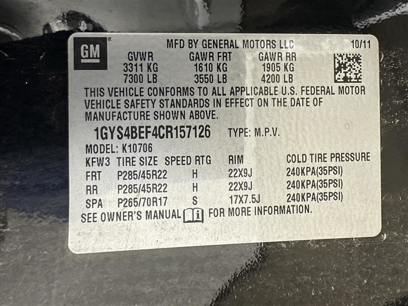 Camera/Projector Radar Unit Quarter Panel Mounted Fits 11-14 ESCALADE 2531638