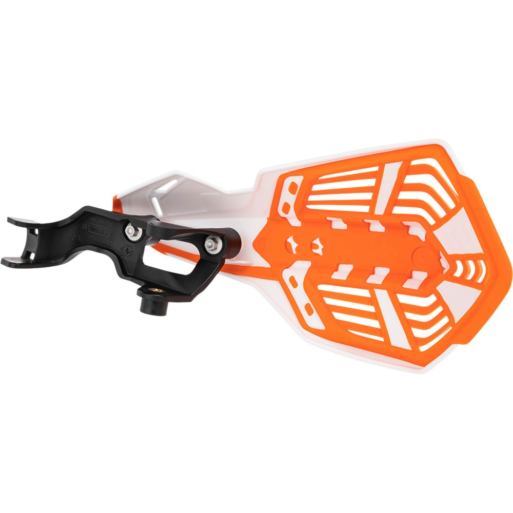 Acerbis K-Future White/Orange Handguards (2801975412)