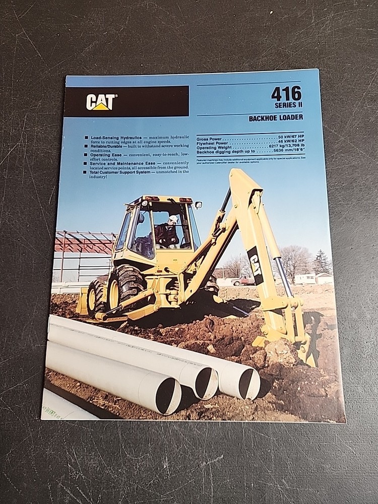 Caterpillar 416 Series 2 Backhoe Loader Brochure