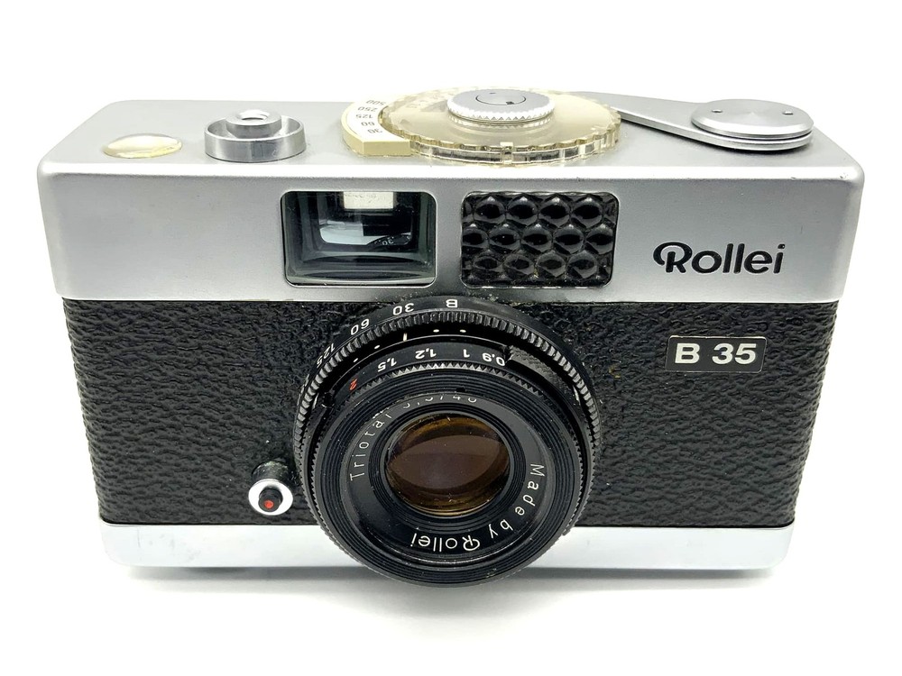 Rollei B 35 Compact Camera With Triotar 3,5/40 Chrome Halbformatkamera