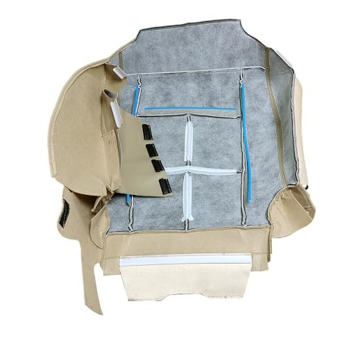 Perforated Leather Seat Cover, Replacement Tan Front Driver Side Driver Bottom