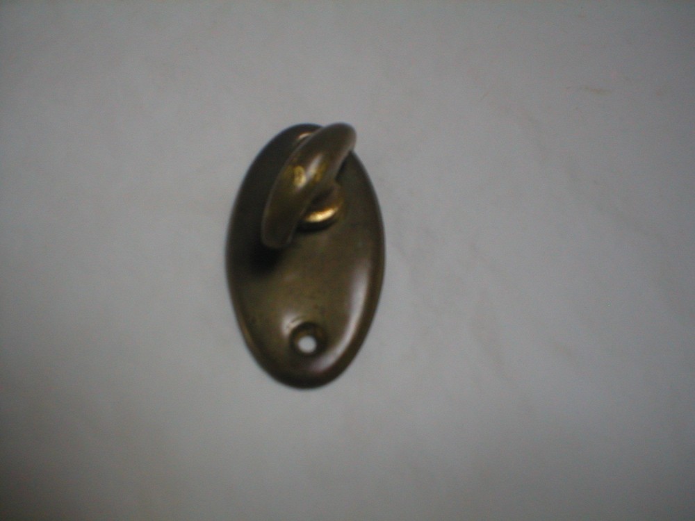Antique Brass Twist Knob with Plate