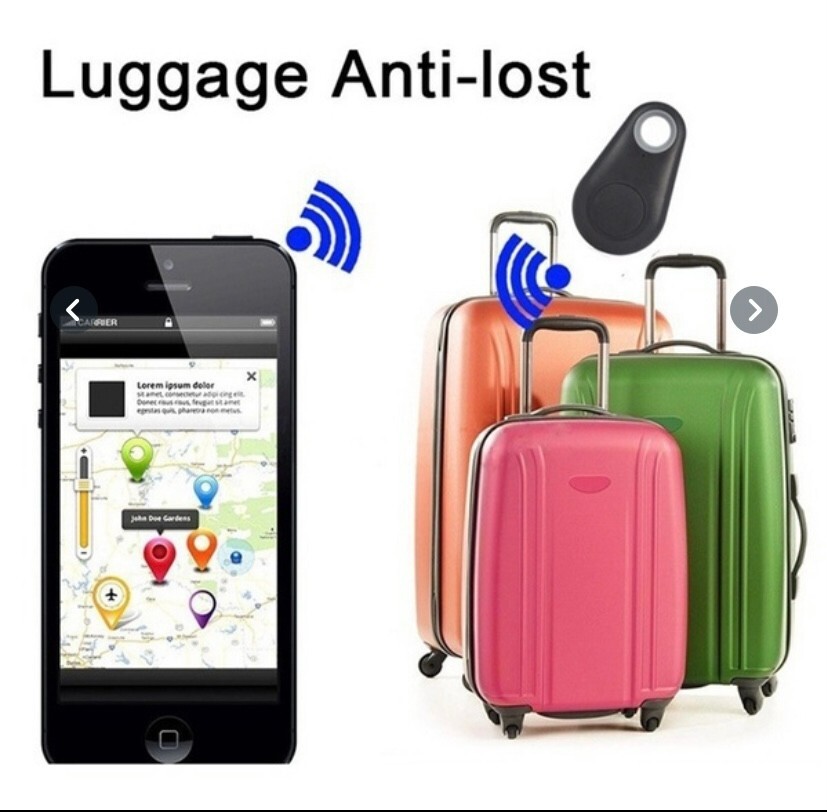 mini gps bluetooth tracking device keychain anti-lost