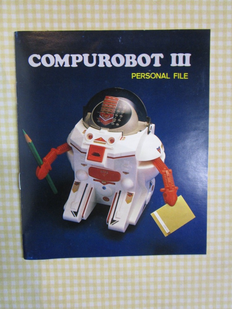 Axlon CR-300 COMPUROBOT III 3 Computerized, Programmable, Lights & Sounds CR300