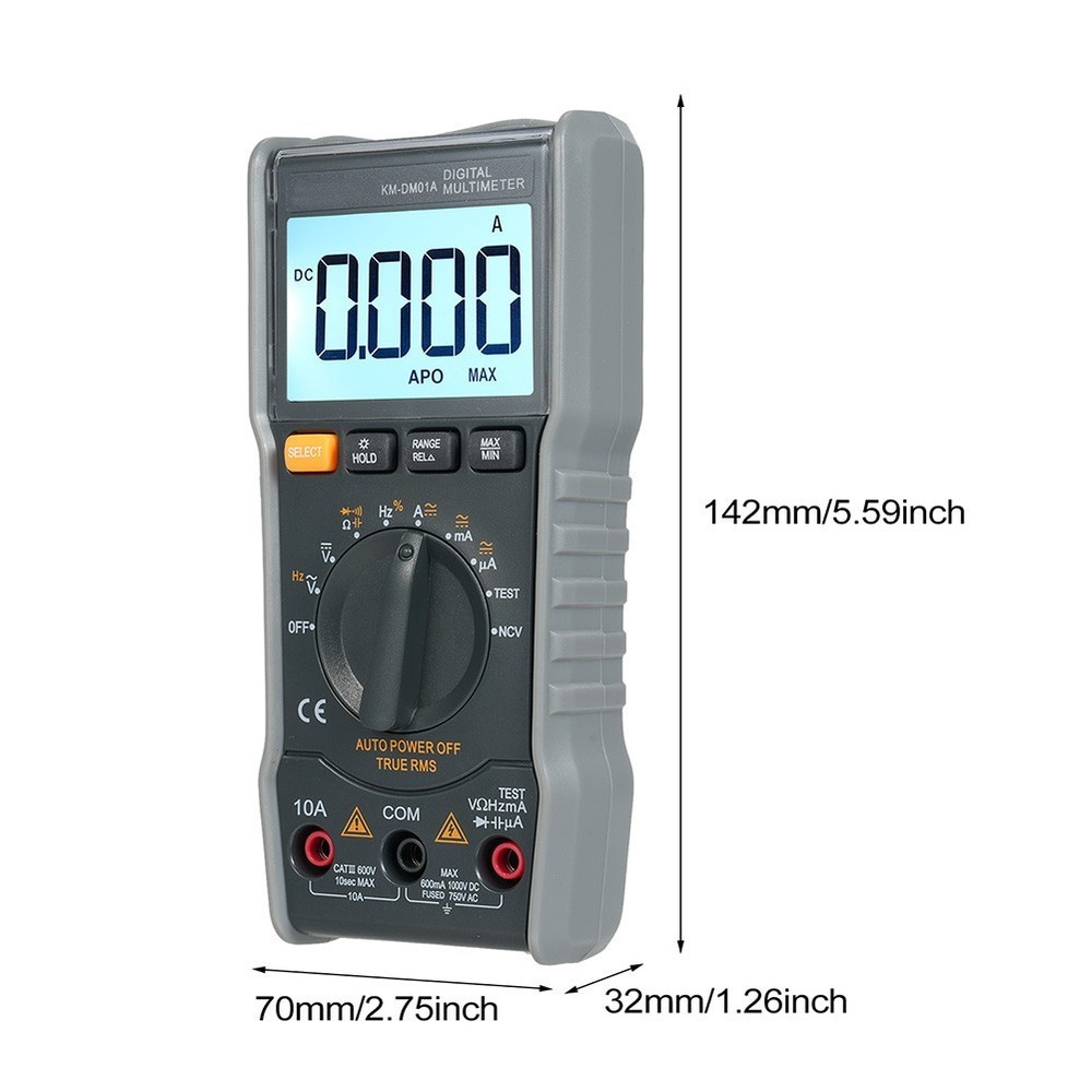 KM-DM01A 6000-Count Multifunctional Meter for Voltage Current and Diode Test