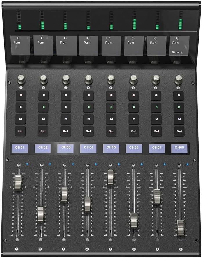 V1-X Extender for V1-M DAW Control Surface with Motorized Faders