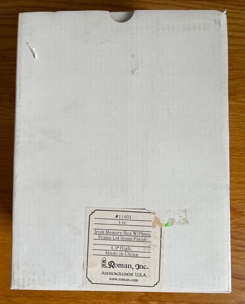Irish Memory box with photo by Roman