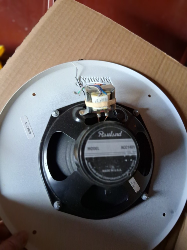 RAULAND ACC1401 CEILING MOUNT SPEAKER NEW OPEN BOX