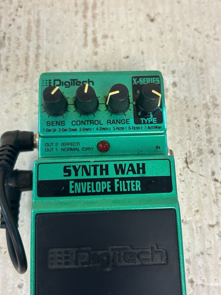 DigiTech X-Series Synth Wah Envelope Filter Guitar Effect Pedal - Tested