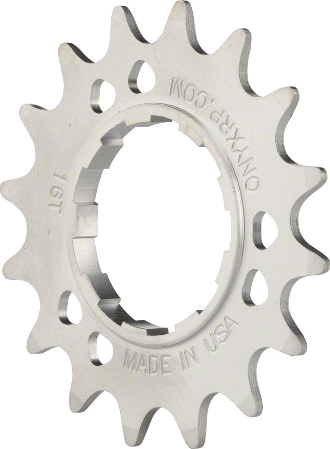Onyx Stainless Cog: Compatible, 3/32", 17t