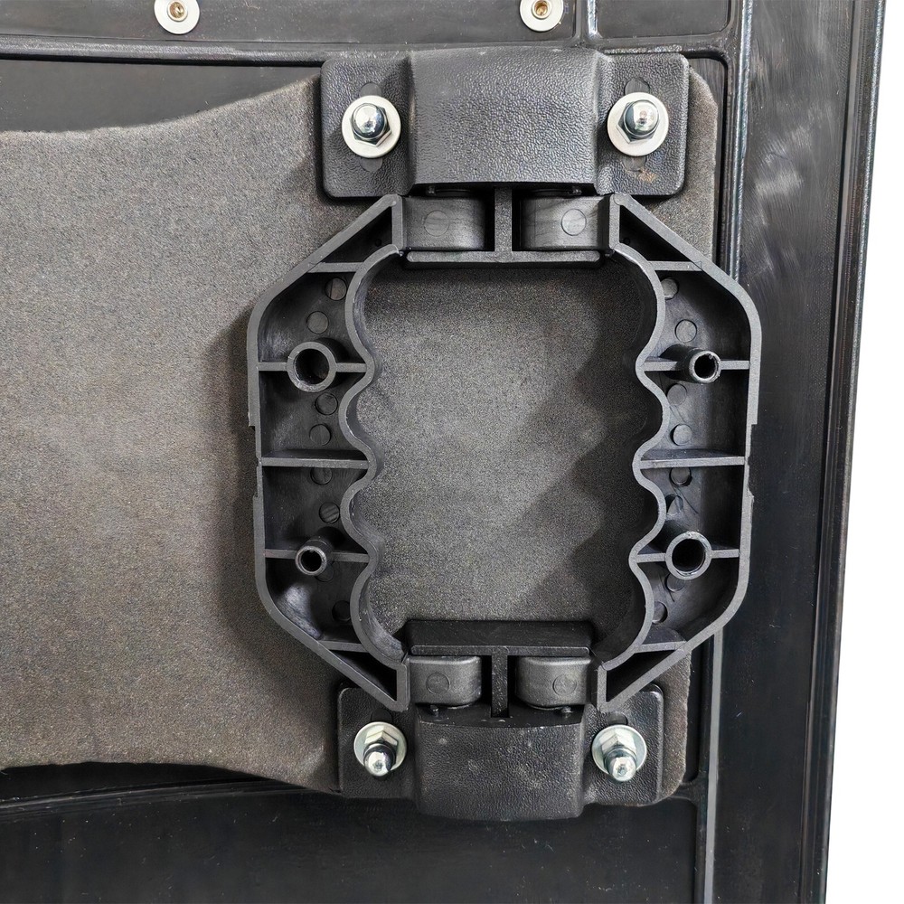 PC Black Anti-riot Shield Security Protection Self Guard Hand-Held Rectangle