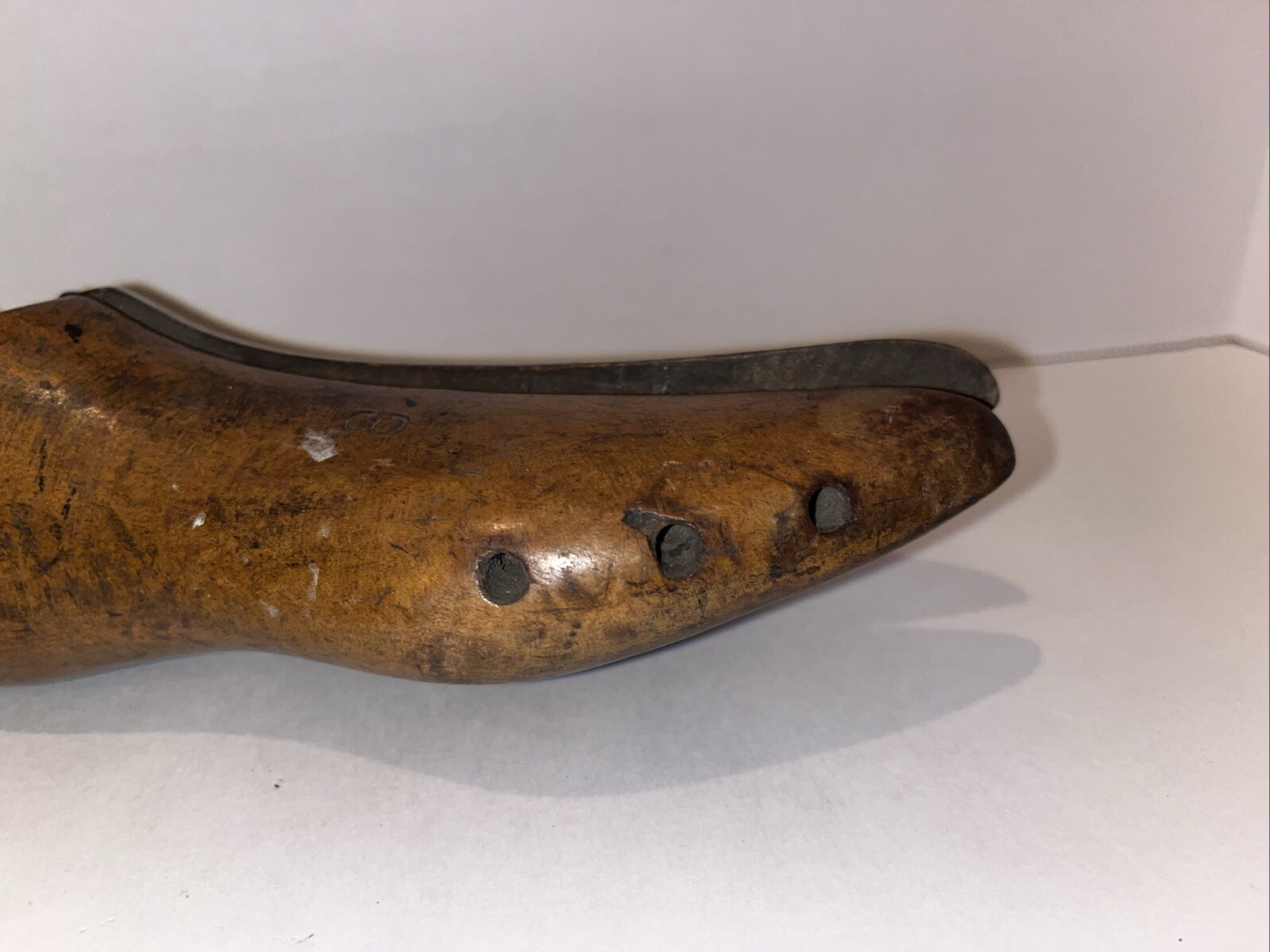 Antique Shoe Stretcher Crank Tree Authentic Marks Wood & Metal