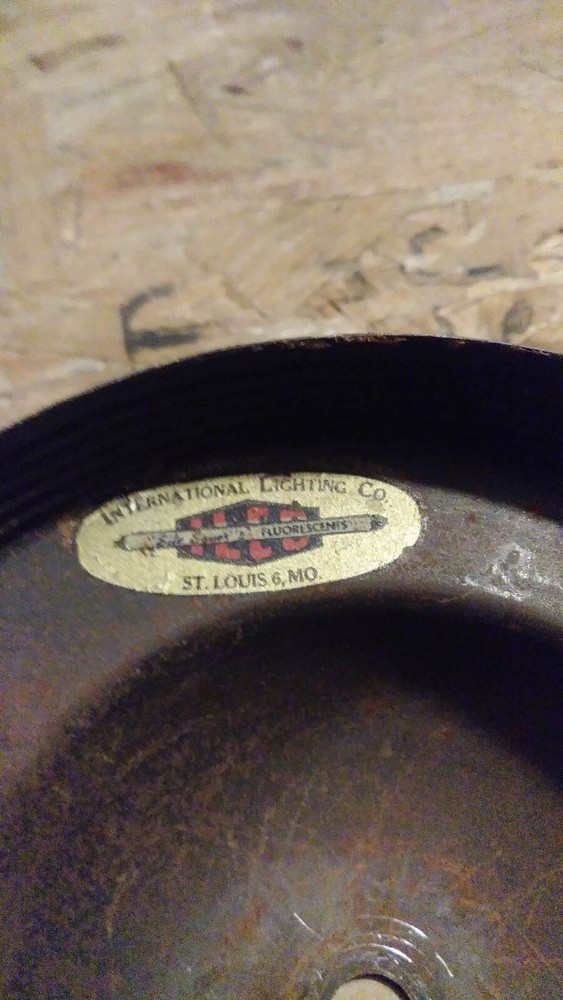 Vintage International Lighting Co Brass vintage wall ceiling Hanging Sconce