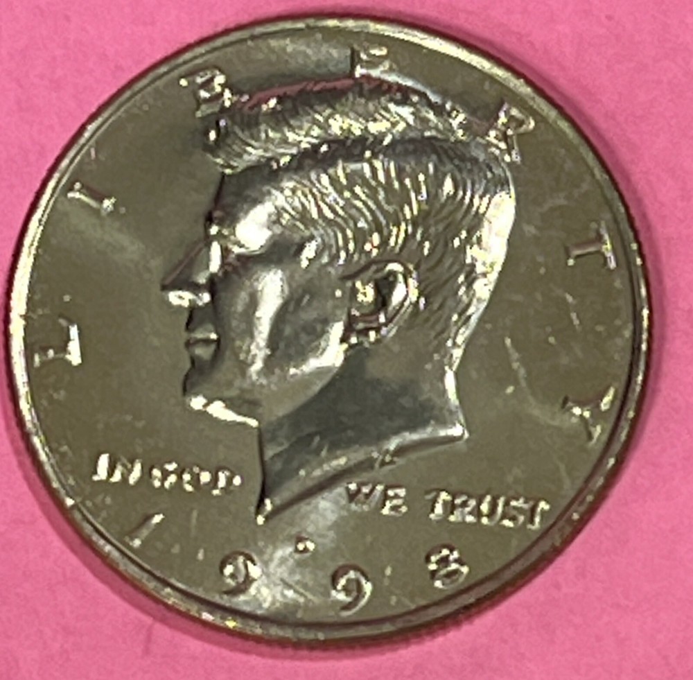1998 D  KENNEDY HALF DOLLAR BU GEM UNCIRCULATED