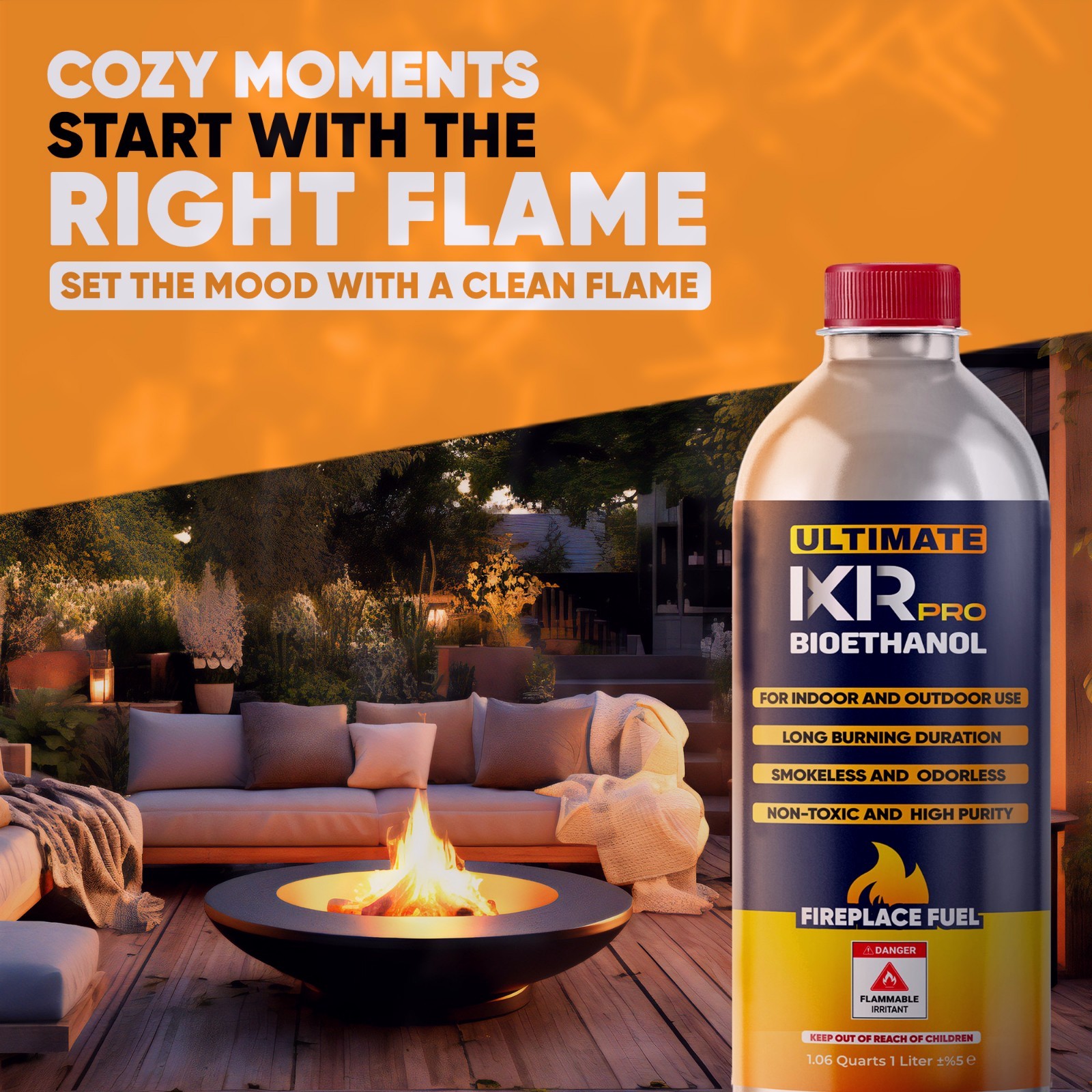 Bioethanol Fireplace Fuel 48 pcs – Clean Burning Ethanol Fuel