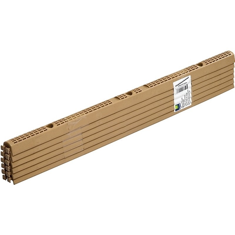 Suntuf 92772 Closure Strip, Plastic, Brown