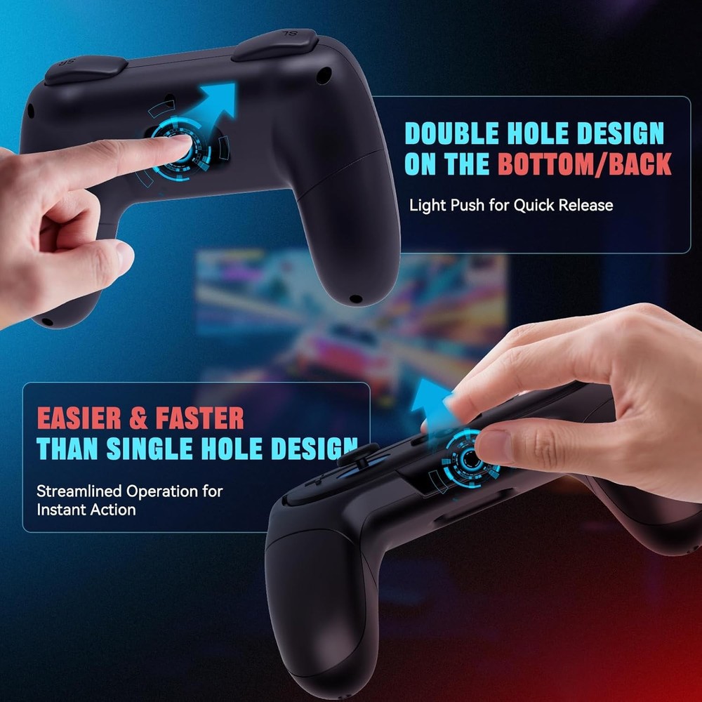 2 Pack Wireless Left&Right Game Controller For Nintendo Switch 2 Joy-Con Gamepad