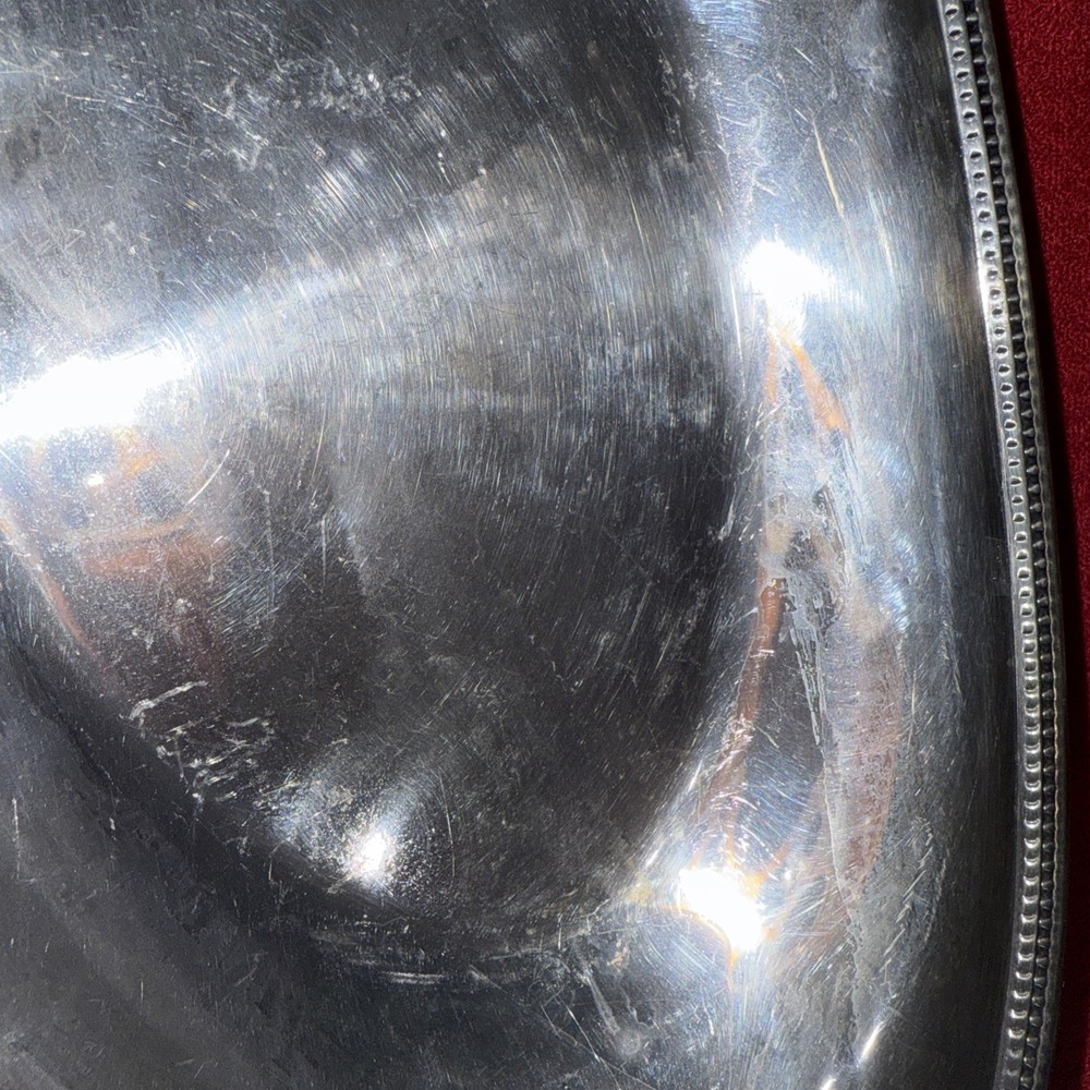 Silver Plated Oneida Oval Tray