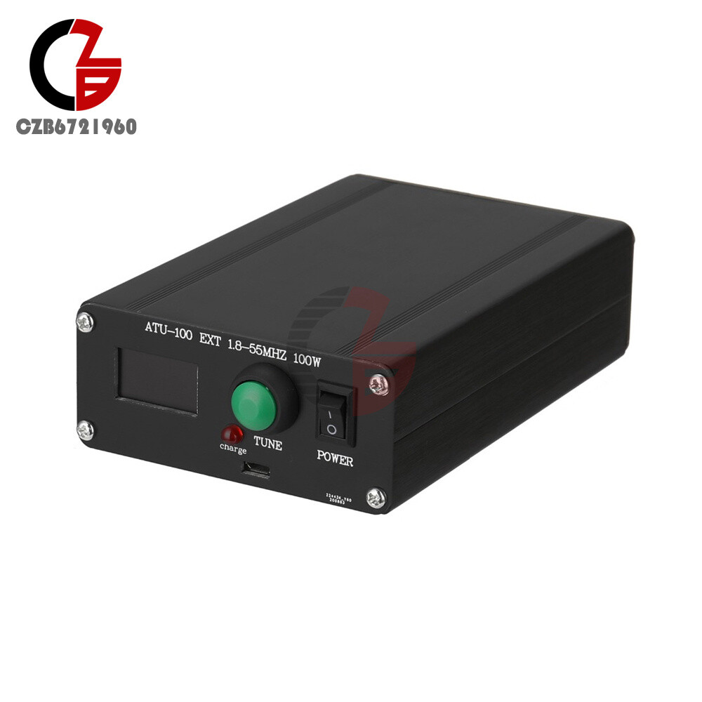 Automatic Antenna Tuner 100W 1.8-50MHz w/ 0.96" OLED ATU100 Assembled W/ Shell
