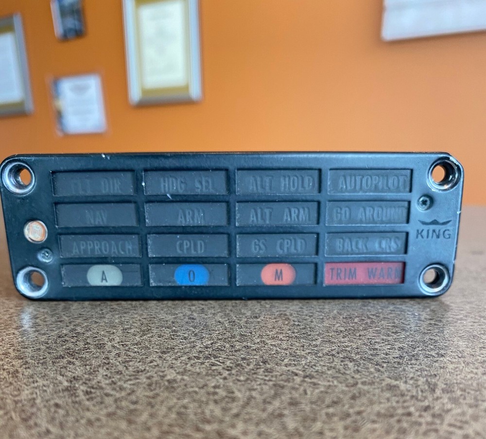 King KAP 315 Annunciator Panel