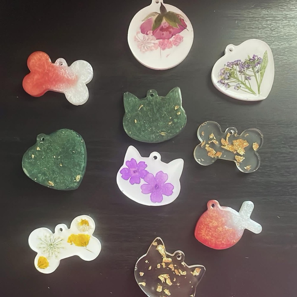 Personalized Resin Pet Tag