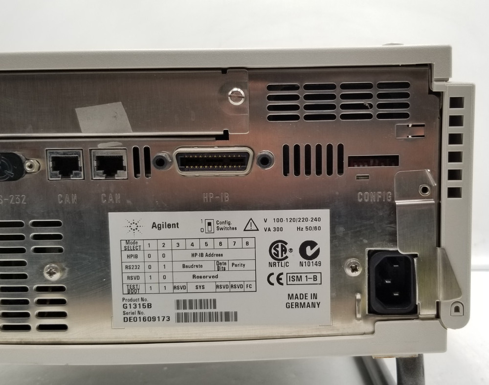 Agilent G1315B 1100 Series DAD Diode Array Detector