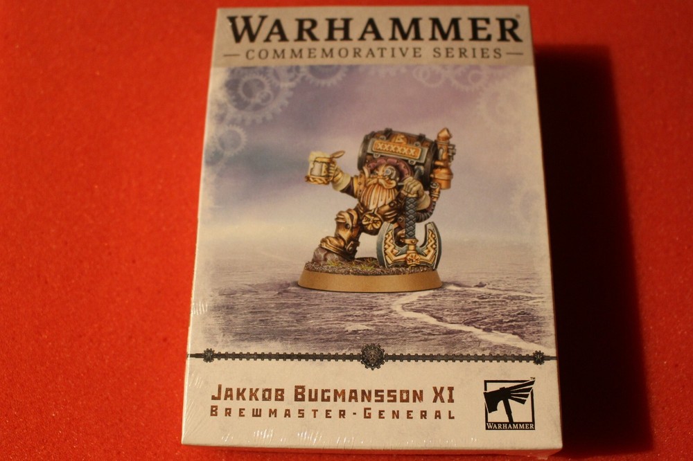 Games Workshop Warhammer Jakkob Bugmansson XI Brewmaster General Dwarf Arkonauts