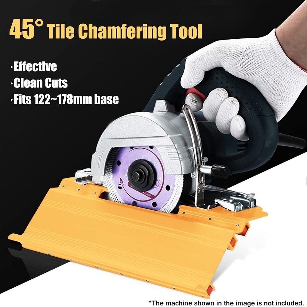 9.84" 45 Degree Tile Chamfering Device Chamfer Aluminum Alloy Cutting Machine