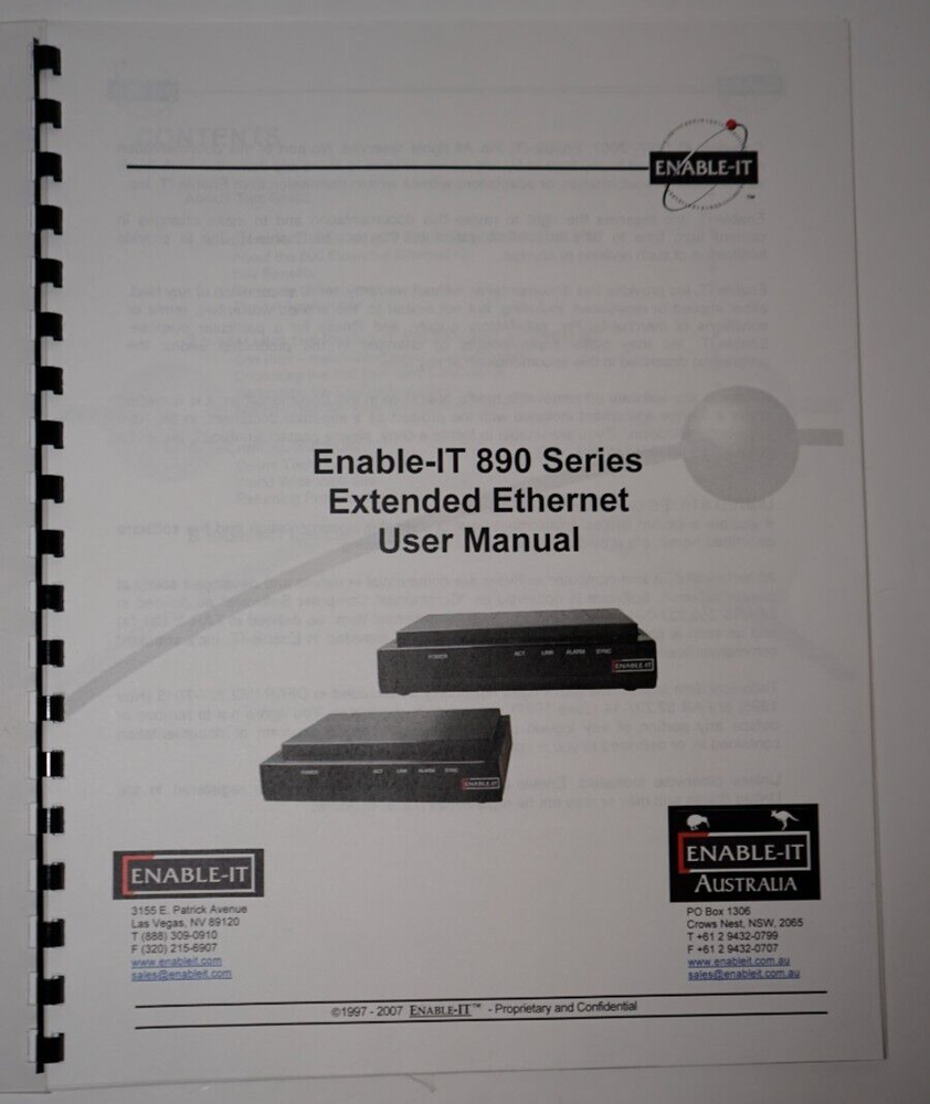 ENABLE-IT 890 LRE Ethernet Extender Pair - LRE