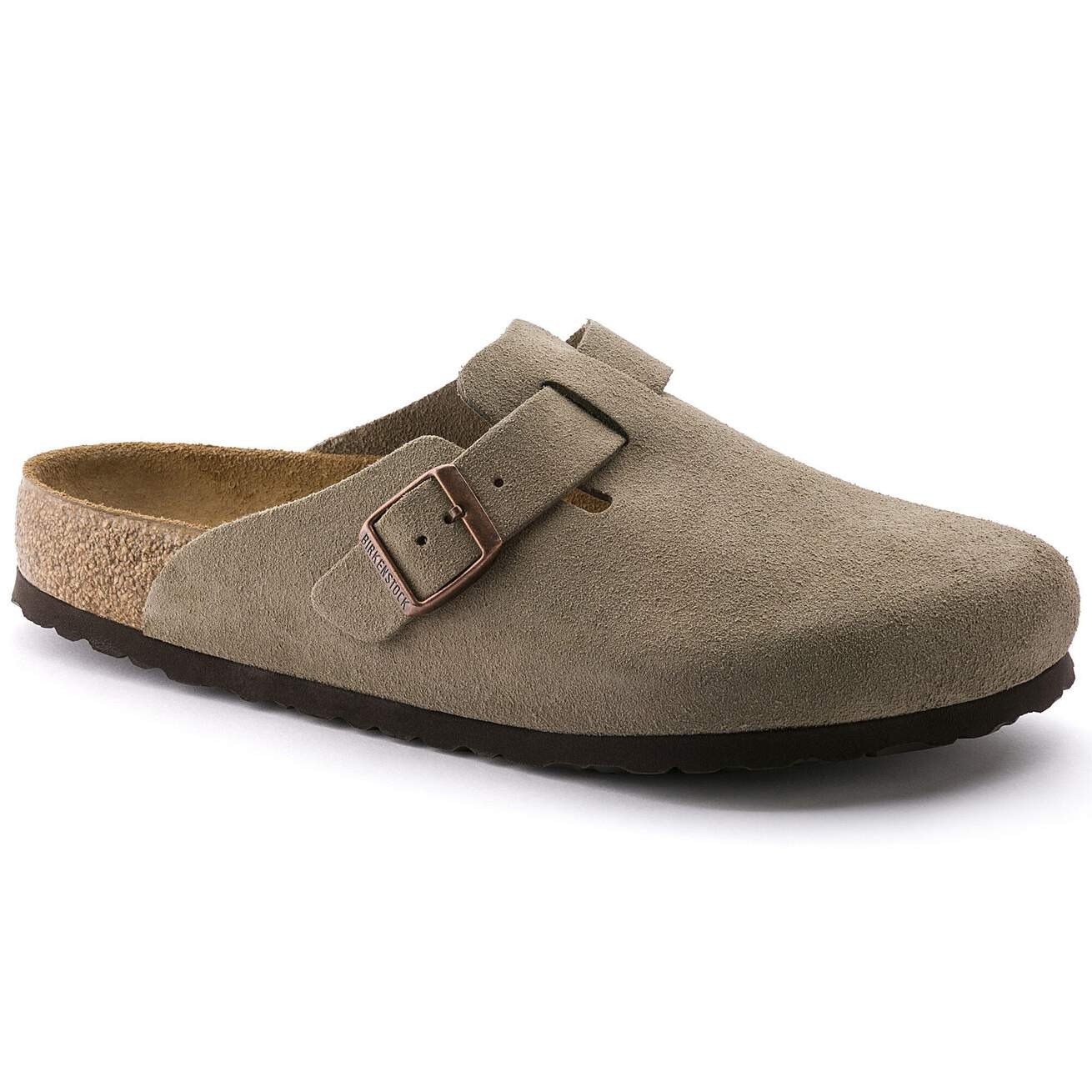 NWT-BIRKENSTOCK Boston Soft Footbed Suede Leather (ALL SIZE-COLOR)