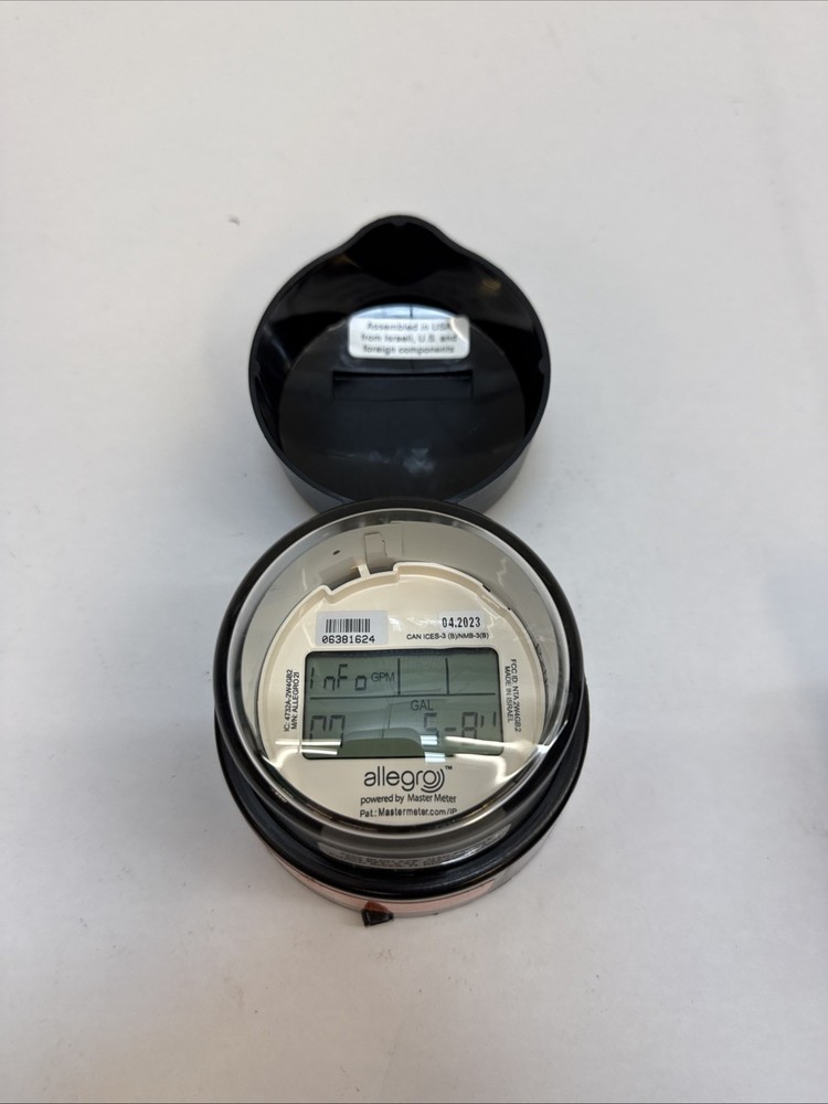 Master Meter Allegro 21 Register w/Digital Display No Locking Pin