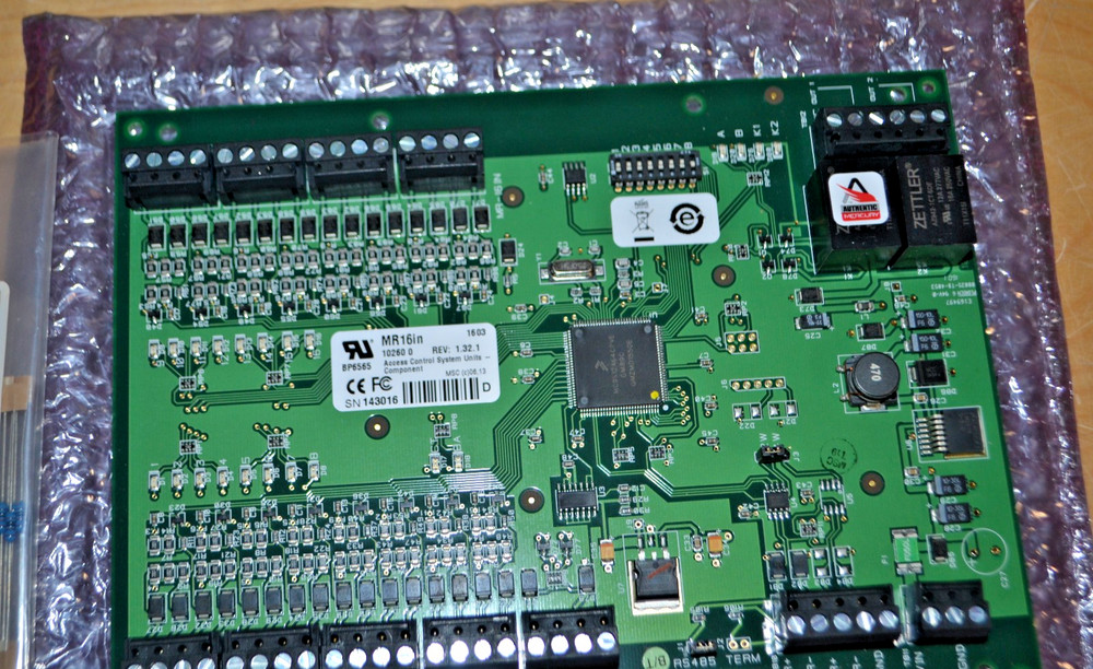 Mercury MR16IN Input Module PCB Access Control Lenel Avigilon RS2, 16CH Input