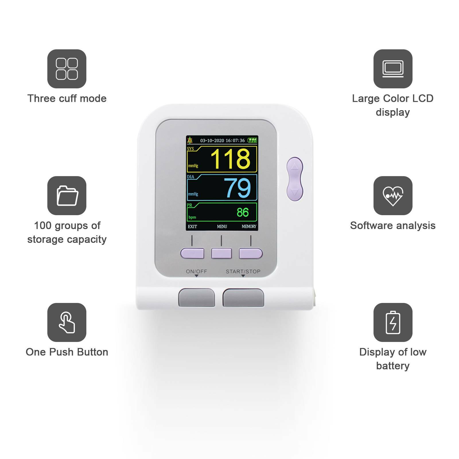 CONTEC 08AVet /Veterinary/Animal Digital Blood Pressure Monitor NIBP 6-11cm cuff