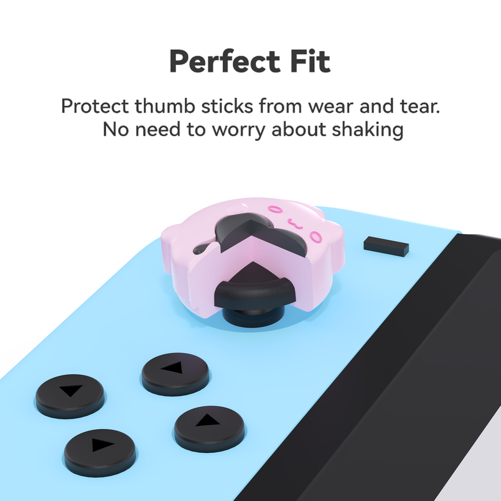 GeekShare Case for Nintendo Switch/OLED HardShell Silicone Joycon Cherry Pop