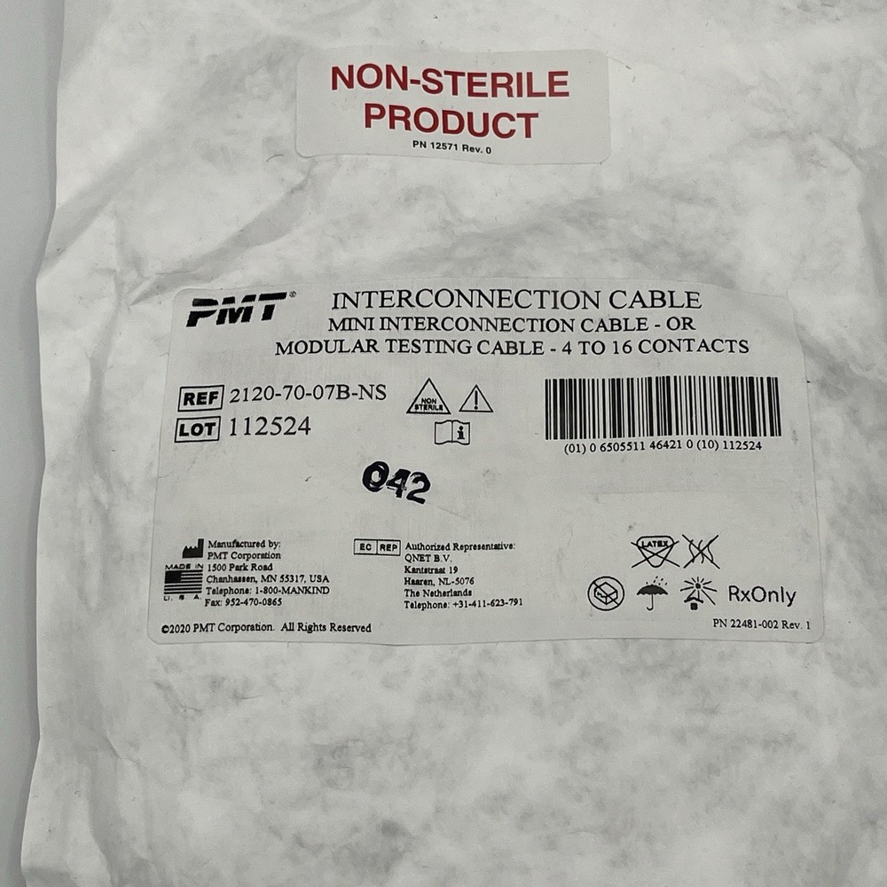 PMT MINI INTERCONNECTION CABLE MODULAR TESTING CABLE - 4 to 16 CONTACTS
