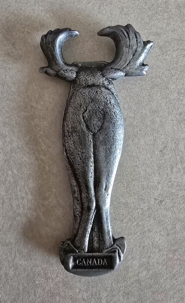 Moose Metal Bottle Opener Canada