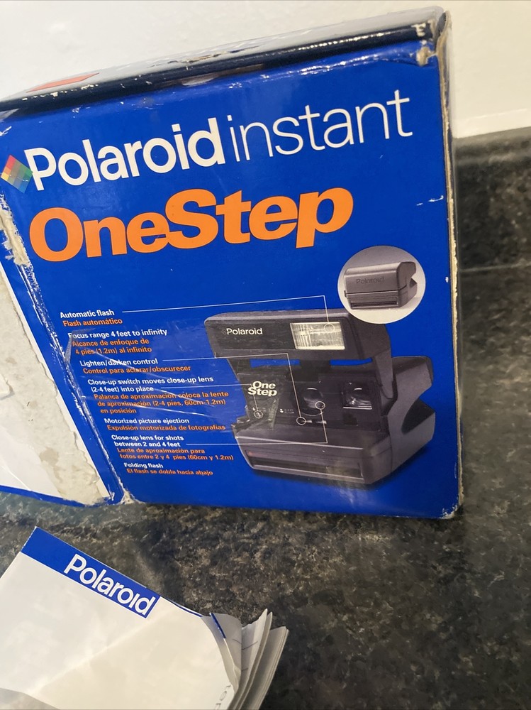 Polaroid Instant Camera, One Step Box Manual MINT CONDITION!