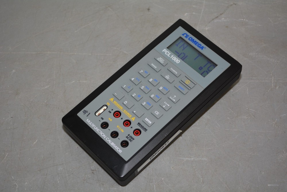 ^ Omega PCL1000 Handheld Multifunction Calibrator W/ Pressure Module Adapter