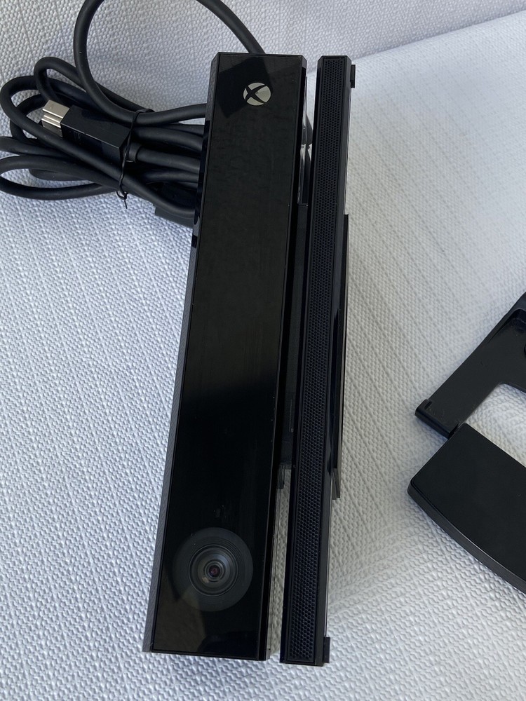 Microsoft Xbox One Black Kinect Sensor - Model 1520 + Clip TV Stand Bundle