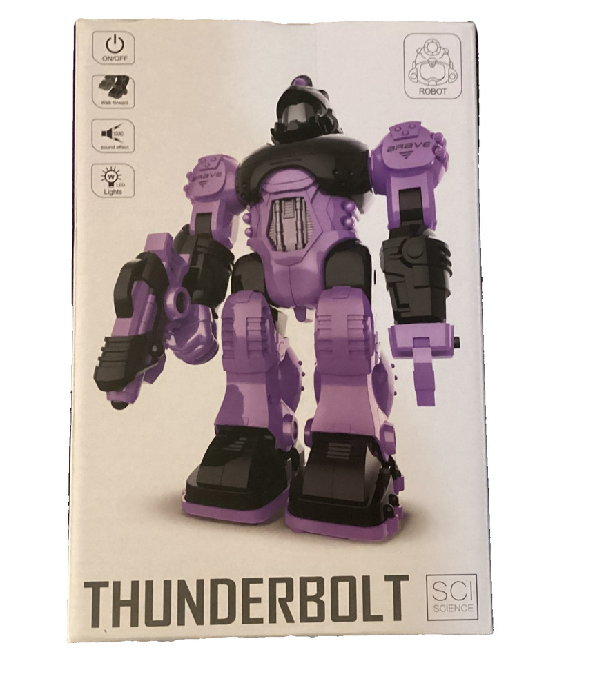 Three Stars THUNDERBOLT Figure Robot Walks, Sounds & Lights SCI Science
