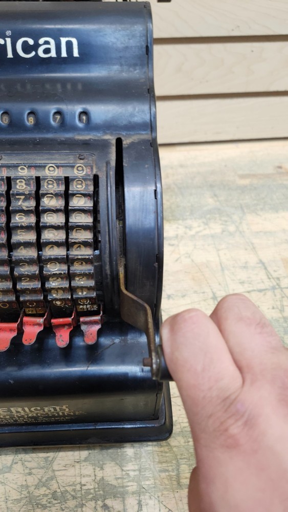 Vintage American Adding Machine American Can CO. MODEL 4