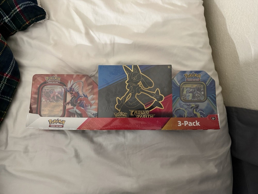 Costco Pokemon Crown Zenith ETB 3-Pack