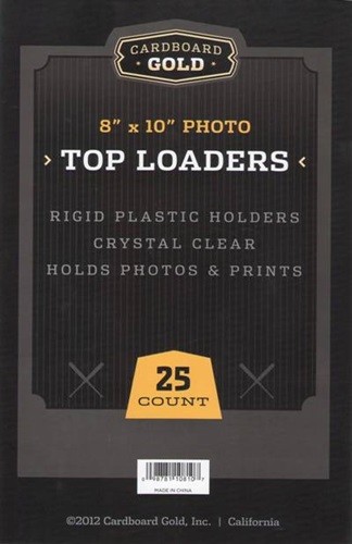 25 8x10 Ultra Premium CBG Pro Topload Toploaders Hard Rigid Photo Holders