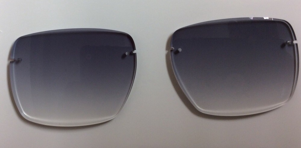 Replacement Lens 44mm For Cartier C Decor Frames. Gradient Grey