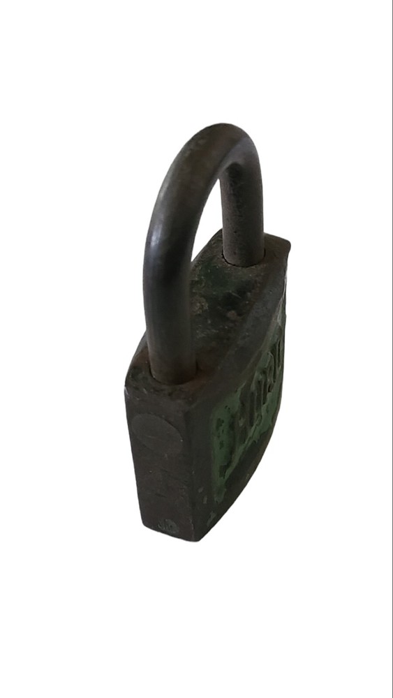 Vintage Hurd Padlock Lock No Key