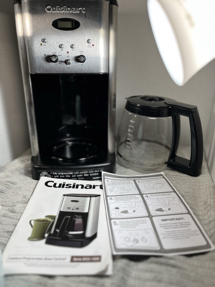 Cuisinart DCC-1200 Brew Central 12-Cup Programmable Coffee Maker Tested Works