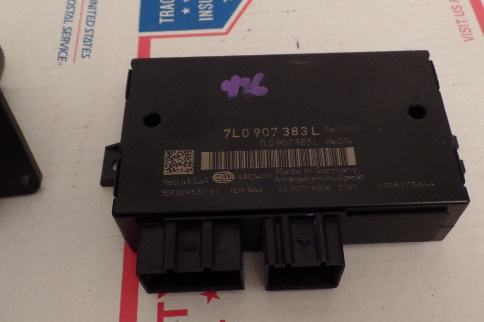 2003-2010 PORSCHE CAYENNE VW TOUAREG TRAILER TOW HITCH CONTROL MODULE & WIRING