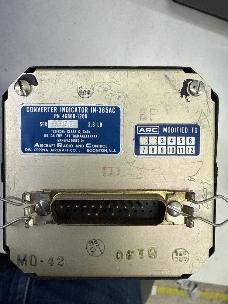 Cessna Converter Indicator IN-385AC